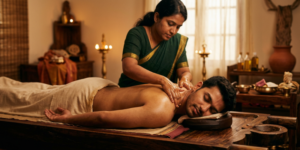 Enjoy an Ayurvedic wellness staycation with a relaxing traditional massage on a weekend trip around Kolkata.